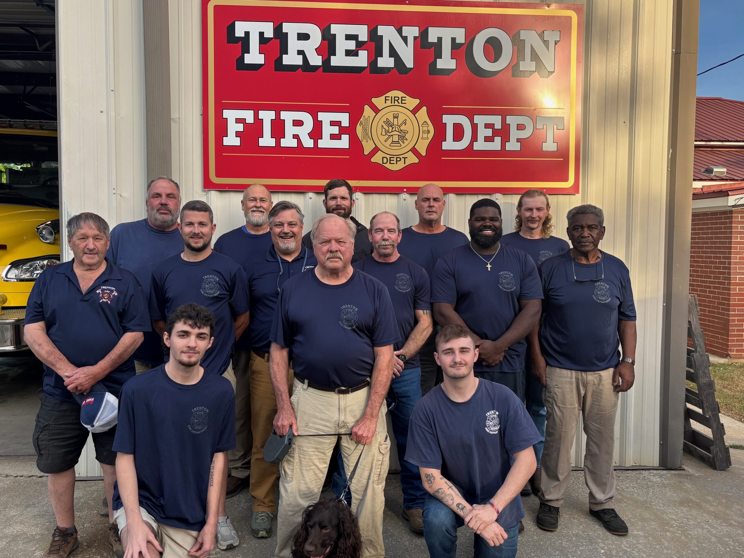 Trenton Fire Department firefighters group photo